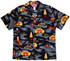 Volcano Outrigger at Sea Men's Hawaiian Shirt