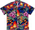 Hibiscus Heliconia Volcano Men's Hawaiian Shirt