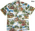 Beach Shack Woody Surfboard Men's Hawaiian Shirt