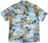 Parrot Plumeria Lei Men's Hawaiian Shirt