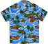 Motorcycle Island Men's Hawaiian Shirt