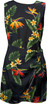 Bird of Paradise Display Women's Mock Wrap Hawaiian Sarong Dress