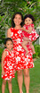 Original Classic Hibiscus Women's Mock Wrap Hawaiian Sarong Dress