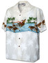 Santa Turtle Sleigh Men's Hawaiian Shirt