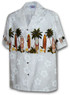 Plumeria Surfboard Palm Boy's Hawaiian Shirt