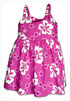 Summer Hibiscus Girl's Hawaiian Flared Dress