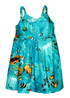 Marine Aquarium Fish Girl's Hawaiian Flared Dress