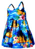 Brilliant Hawaiian Sunset Girl's Hawaiian Flared Dress