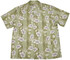 Paradise Found Men's Hibiscus Bamboo Panel Hawaiian Shirt