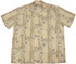 Paradise Found Men's Hibiscus Bamboo Panel Hawaiian Shirt