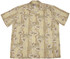 Paradise Found Men's Hibiscus Bamboo Panel Hawaiian Shirt