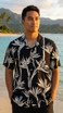 Paradise Found Men's Pareau Paradise Hawaiian Shirt