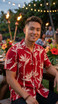 Paradise Found Men's Pareau Paradise Hawaiian Shirt