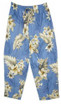 Pacific Legend Womens S to XXL Plumeria Hibiscus Feather Fern Capri Pants