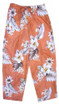 Pacific Legend Womens S to XXL Plumeria Hibiscus Feather Fern Capri Pants