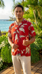 Paradise Found Men's Lau Lau Leaves Hawaiian Shirt