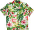 RJC Parakeet Lush Garden Women's Hawaiian Camp Shirt – Rayon, Made in Hawaii