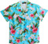 RJC White Plumeria Red Hibiscus Women's Hawaiian Camp Shirt – Rayon, Made in Hawaii