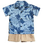 Hala Pineapples Hawaiian Aloha Boys Cabana Set