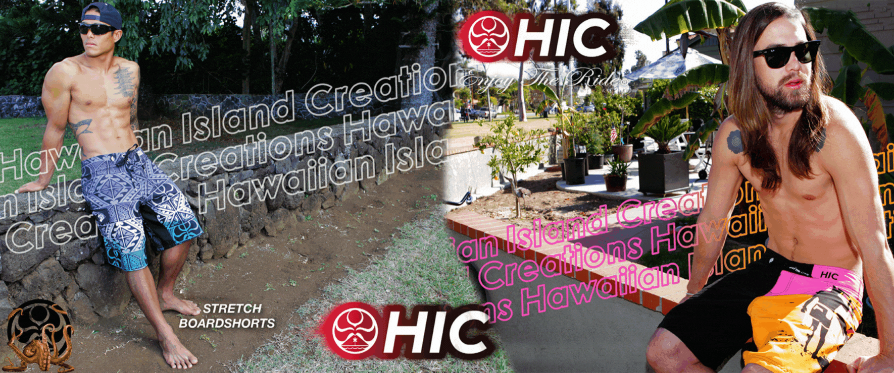 HIC Board Shorts - All in stock and ready to ship.