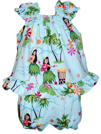 Ensemble 2 Pièces Gymboree Little Hula Girl Pour Fille Taille 6 - Motif Tropical Hibiscus - 100% Coton Neuf Avec étiquettes