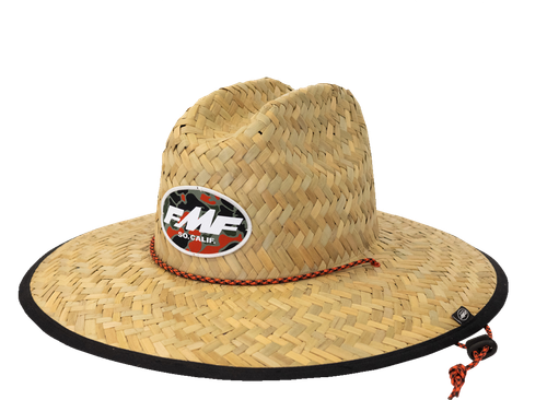 FMF Quack Camo Straw Hat - Natural - One Size SU23193900 2501-4098