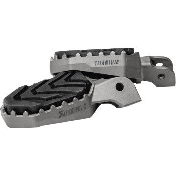 AKRAPOVIC Adventure Foot Pegs - Titanium - BMW F-BM13T1