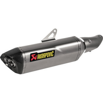IN STOCK AKRAPOVIC Slip-On Line Muffler - Titanium - Ninja 500/Z500 2024 S-K5SO1-HRT
