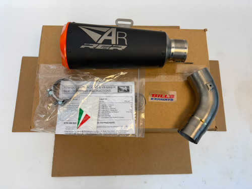 IN STOCK Austin Racing 2026 KTM 990 RCR BLACK SLIP-ON orange tip AR102