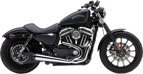 COBRA 4" El Diablo Exhaust - Chrome N/F MODEL W/FORWARD CONTR 6473