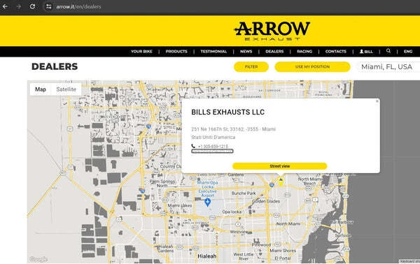 Arrow Exhausts