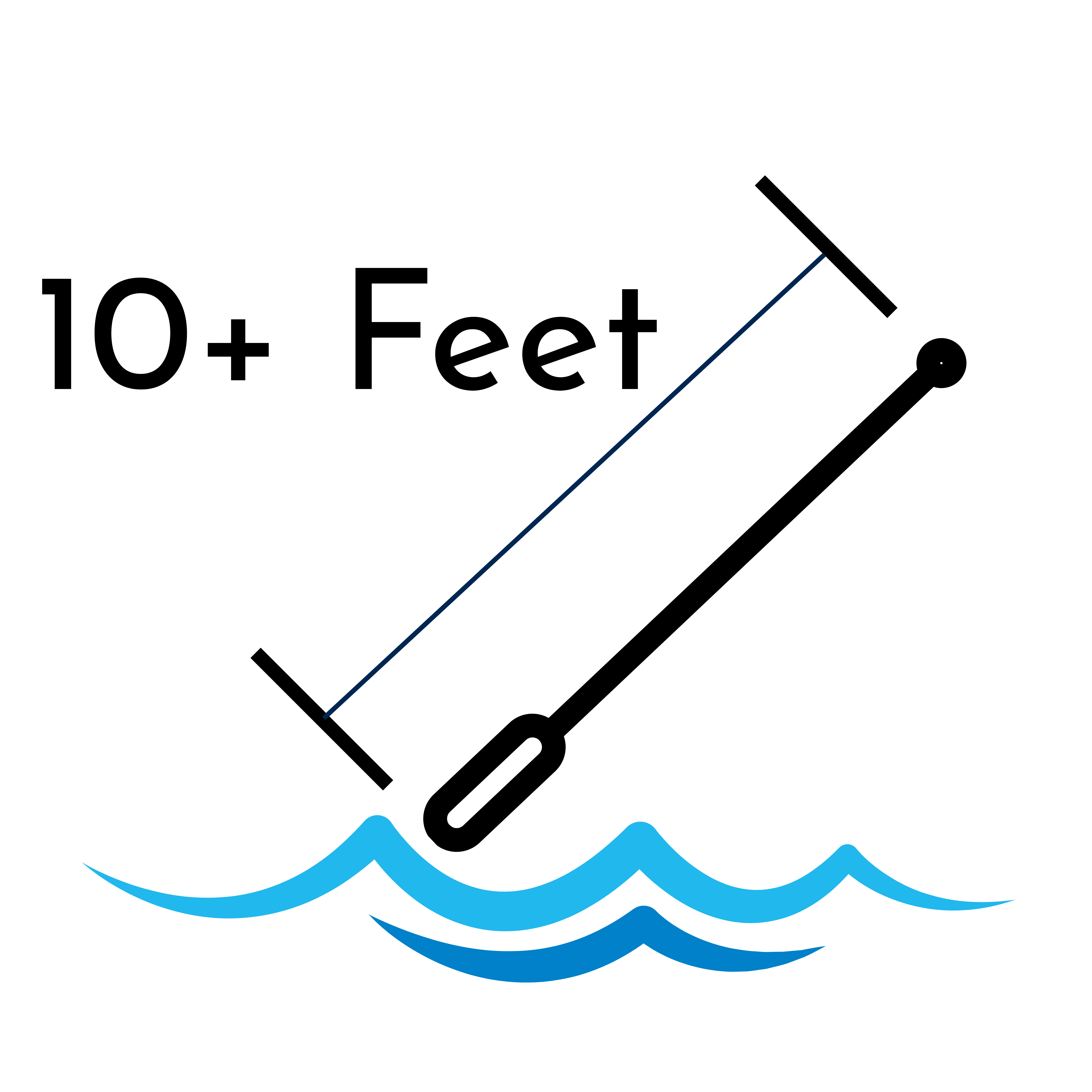 10+ Foot VHF Antennas | 9 dB Gain