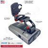Aluminum Radar Detector Mount BMG-2025 Compatible with EZ Mag Mount Custom Fit BlendMount
