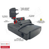 Aluminum Radar Detector Mount for Valentine One, Specialty 2014 Series, BV1-2014 BlendMount