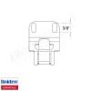 BlendMount Uniden R1/R3 spring clip dimension