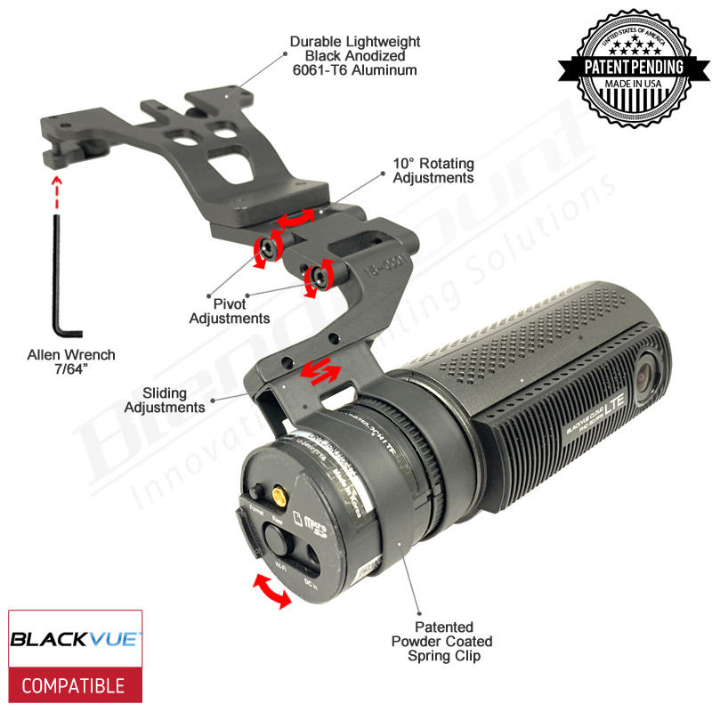 BBL-2028 BlackVue Cam Mount DR750-2CH LTE