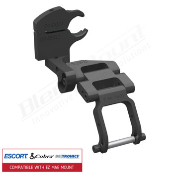 Aluminum Radar Detector Mount BMG-2014 Compatible with EZ Mag Mount Custom Fit BlendMount