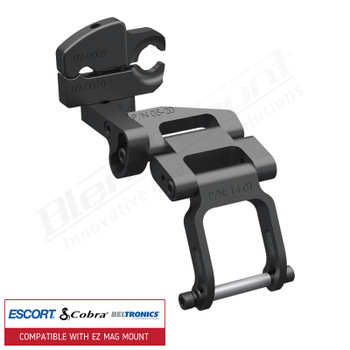 Aluminum Radar Detector Mount BMG-2020 Compatible with EZ Mag Mount Custom Fit BlendMount