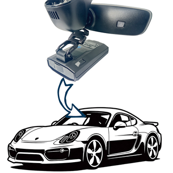 BlendMount Radar Detector Mounts for Porsche Cayman