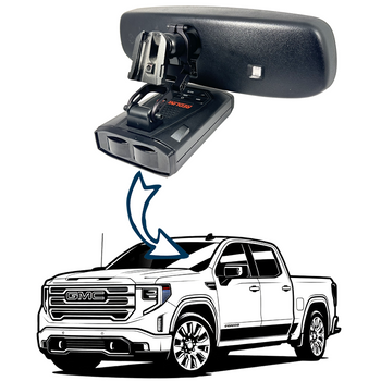 BlendMount Radar Detector Mounts for GMC Sierra