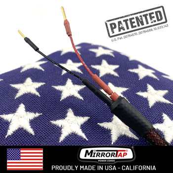Power Cord, MTX Series, Patented, 20" long, RJ-11, 2 Amp Inline Fuse with Military Grade Taps Kit