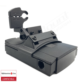 BlendMount BV1-2015 radar detector mount with Valentine One iso view 1