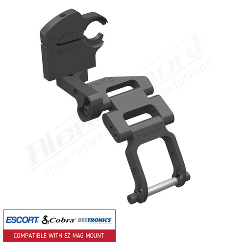 Aluminum Radar Detector Mount BMG-2015 Compatible with EZ Mag Mount Custom Fit BlendMount