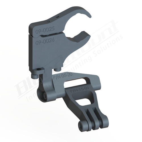 BlendMount BGP-2039 GoPro Action Camera mount rendering