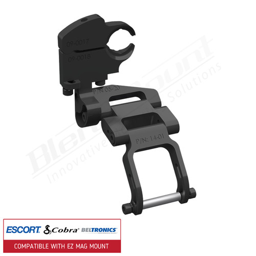 Aluminum Radar Detector Mount BMG-2025 Compatible with EZ Mag Mount Custom Fit BlendMount