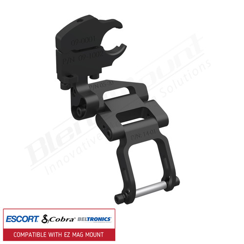 Aluminum Radar Detector Mount BMG-2029 Compatible with EZ Mag Mount Custom Fit BlendMount