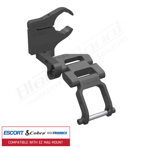 Aluminum Radar Detector Mount BMG-2031 Compatible with EZ Mag Mount Custom Fit BlendMount