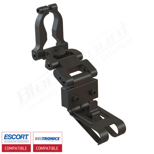 Aluminum Radar Detector Mount for Beltronics/Escort, Specialty 2044 Series BlendMount