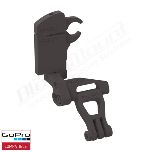 Aluminum Action Camera, GoPro® HERO Series, BGP-2046, Specialty Mount BlendMount