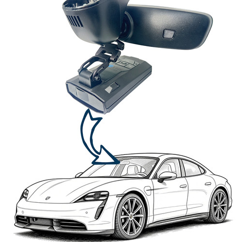 BlendMount Radar Detector for Porsche Taycan
